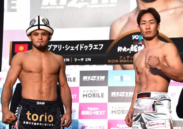 RIZIN】シェイドゥラエフ＆朝倉未来が計量クリア「俺がド派手にKOして