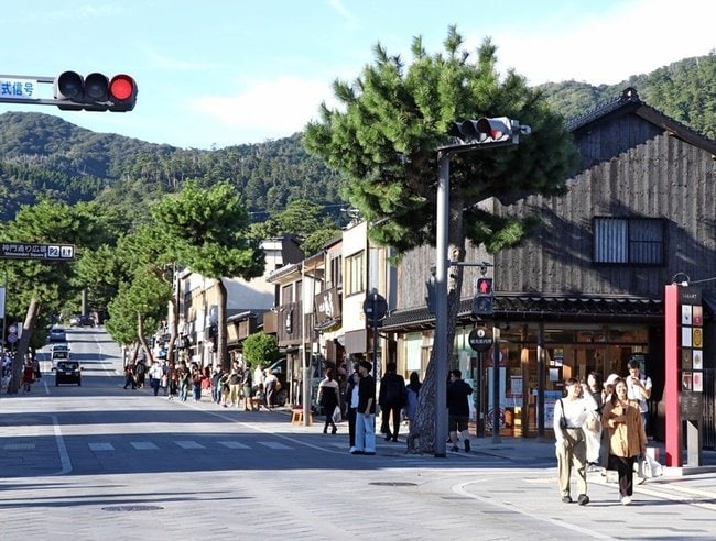 イベントが企画されている神門通り＝出雲市大社町杵築南（資料）