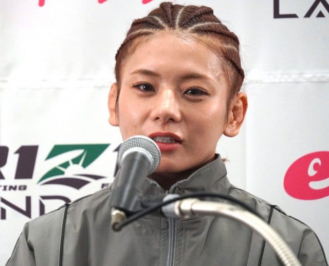 『RIZIN LANDMARK 12 in KOBE』でイ・ボミと対戦するケイト・ロータス （C）ORICON NewS inc.