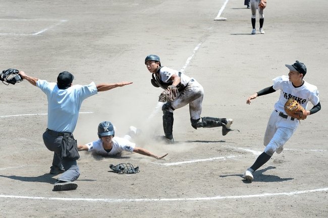 （９）安来－出雲工＝２０２３年７月１７日、県立浜山公園野球場