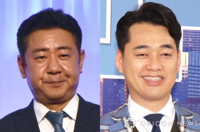 （左から）錦鯉・渡辺隆、バナナマン・設楽統 （C）ORICON NewS inc.