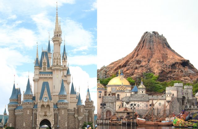 (左から)東京ディズニーランド、東京ディズニーシー (C)ORICON NewS inc.
