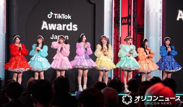 『TikTok Awards Japan』に登壇したCUTIE STREET （C）ORICON NewS inc.
