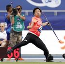 世界パラ陸上、男子やり投げで８位になった高橋峻也選手＝２０２３年７月、パリ（共同）