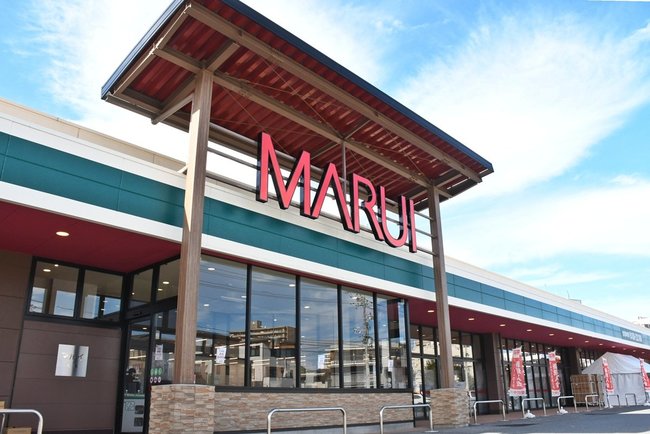 １７日にオープンする「マルイ久米店」＝米子市久米町