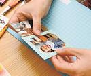 枠として使う紙に合わせて、写真の不要な部分を切る