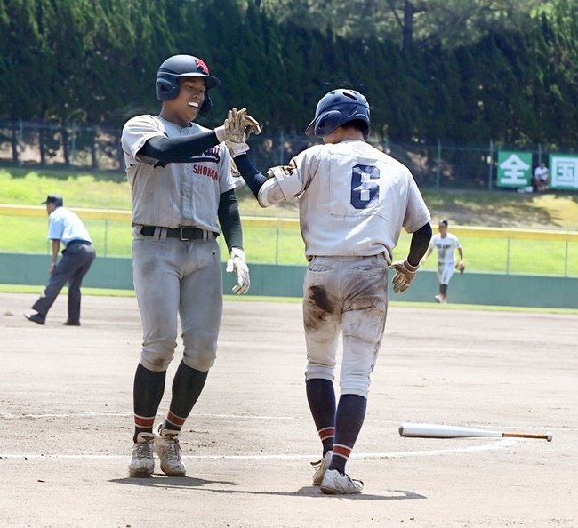 （５）立正大淞南－益田東＝２０２３年７月２６日、県立浜山公園野球場