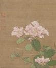 銭選作とみられる米国のボストン美術館所蔵の「山茶花図」（Ｗｉｌｌｉａｍ　Ｓｔｕｒｇｉｓ　Ｂｉｇｅｌｏｗ　Ｃｏｌｌｅｃｔｉｏｎ／Ｐｈｏｔｏｇｒａｐｈ　Ｍｕｓｅｕｍ　ｏｆ　Ｆｉｎｅ　Ａｒｔｓ，Ｂｏｓｔｏｎ）