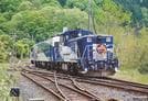 ２０２３年で運行を終える見通しとなったトロッコ列車・奥出雲おろち号＝島根県奥出雲町八川