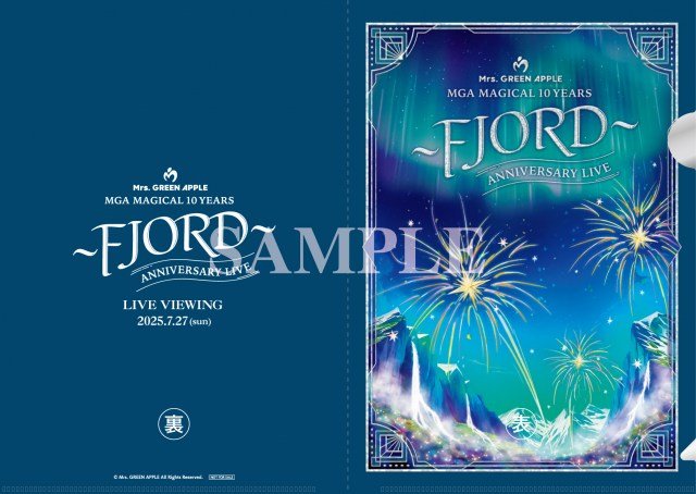 Mrs. GREEN APPLE、「FJORD」映画館ライブビューイング鑑賞者に