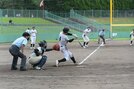 出雲商業－大田＝２０２３年７月１５日、県立浜山公園野球場
