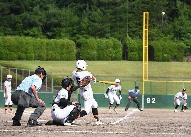 島根中央－松江工業＝２０２３年７月１５日、松江市営野球場