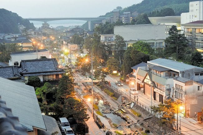 玉造温泉街＝松江市玉湯町玉造