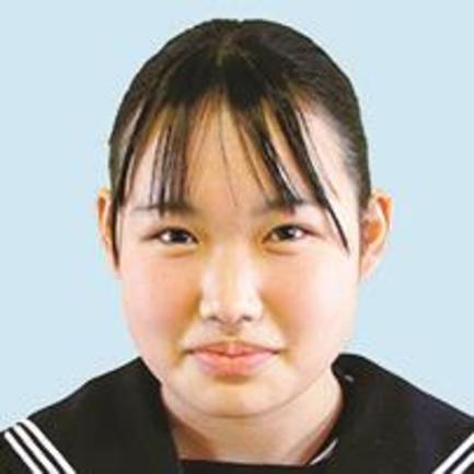 出雲市立河南中１年・江藤優結さん