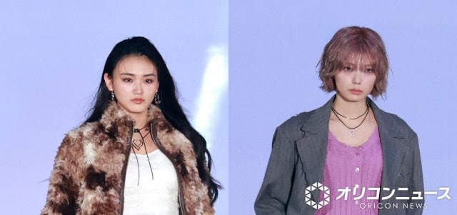 『Rakuten GirlsAward 2025 AUTUMN/WINTER』に出演した（左から）山崎天、藤吉夏鈴 （C）ORICON NewS inc.