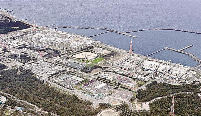 新潟県の東京電力柏崎刈羽原発＝２０２１年４月（資料）