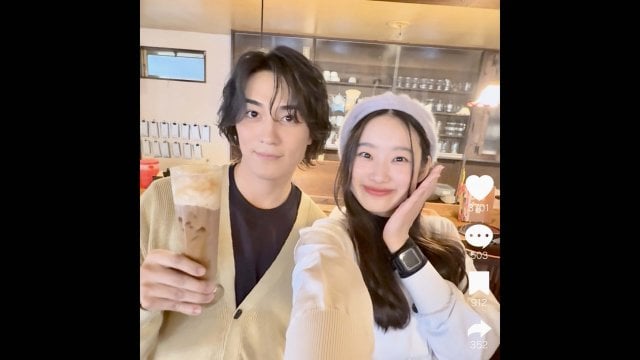 『君のスマホを見てみたら』に出演する（左から）砂田将宏、倉沢杏菜（C）日本テレビ