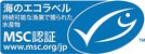 
          
魚や生き物のすみかを大切にしながら、ルールを守って取った水産物であることを示すＭＳＣの認証マーク（ＭＳＣジャパン提供）
        