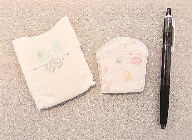 小さく生まれた赤ちゃんのためのおむつ。心颯ちゃんも使用した