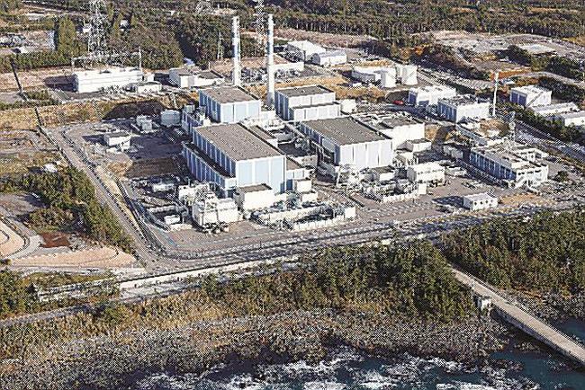 北陸電力志賀原発＝１４日、石川県志賀町