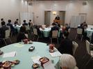 １年ぶりに開催された松江鳥取県人会の総会。30人余りが参加した＝２月27日、松江市内