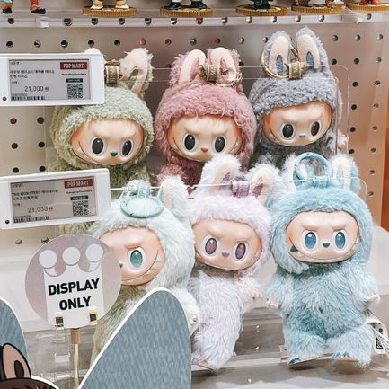 「POP MART」で売られているラブブ（撮影：二俣愛子）
