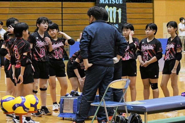 【女子決勝】伯太クラブジュニアーかわもとジュニアバレーボールクラブ