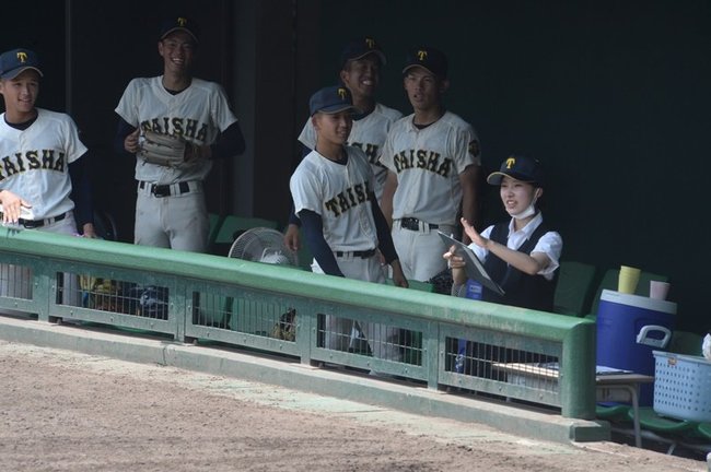 大社－益田翔陽＝２０２３年７月１８日、県立浜山公園野球場