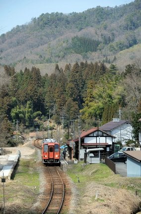 映画『砂の器』のロケ地になったＪＲ木次線の出雲八代駅＝島根県奥出雲町馬馳
