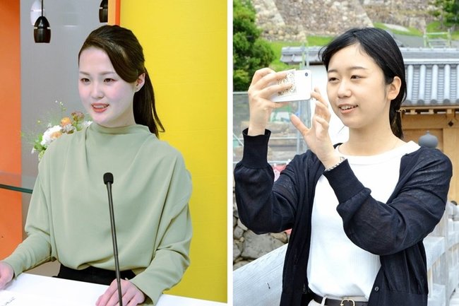 中井花江さん（左）と真下あずみさん