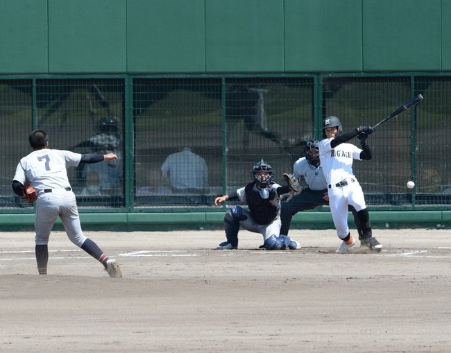 （８）立正大淞南－益田東＝２０２３年７月２６日、県立浜山公園野球場
