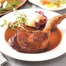 メイン料理の「宮崎県産日南どりのコッコバン」