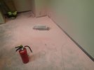 情報室の状況（中国電力提供）