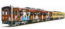 デザインがリニューアルされた「コナン列車」のイメージ（（Ｃ）青山剛昌／小学館）