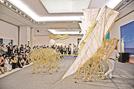「アニマリス・プラウデンス・ヴェーラ」は長崎県での展覧会に向けて作られ、江戸時代に使われた帆船がモチーフになっている