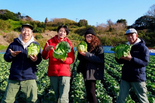 『相葉マナブ』 マナブ!旬の産地ごはん 〜横須賀・三浦の春キャベツ〜にJUJUが登場 (C)テレビ朝日