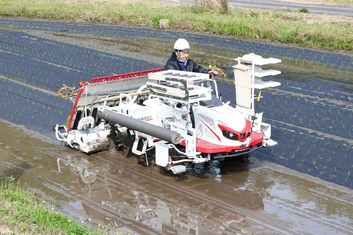 sbs792001 さん専用★紙マルチ★LKV6★三菱★177時間★田植え機★ 三菱マヒンドラの「紙マルチ田植機」 全国から生産継続を切望する声