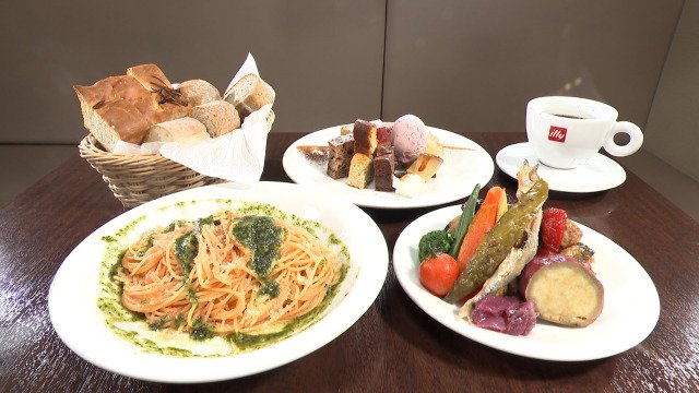 7日放送『オモウマい店』＝ド正直者イタリアンのAランチセット（C）中京テレビ