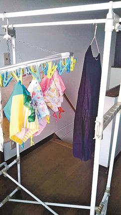 部屋干しは天候に左右されず、取り込む負担の軽減につながる