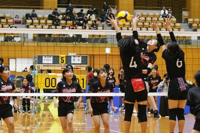 【女子決勝】伯太クラブジュニアーかわもとジュニアバレーボールクラブ