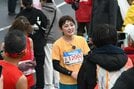 目標の３時間半切り達成した井上咲楽さん