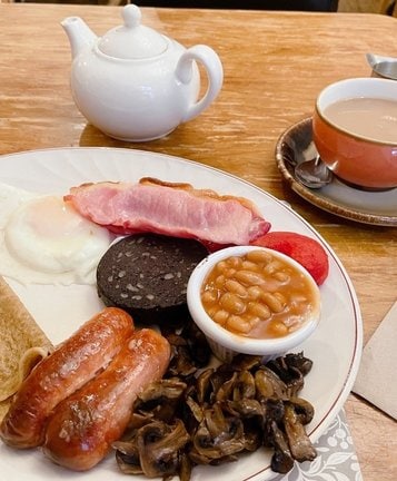 フル・イングリッシュ・ブレックファーストの一例