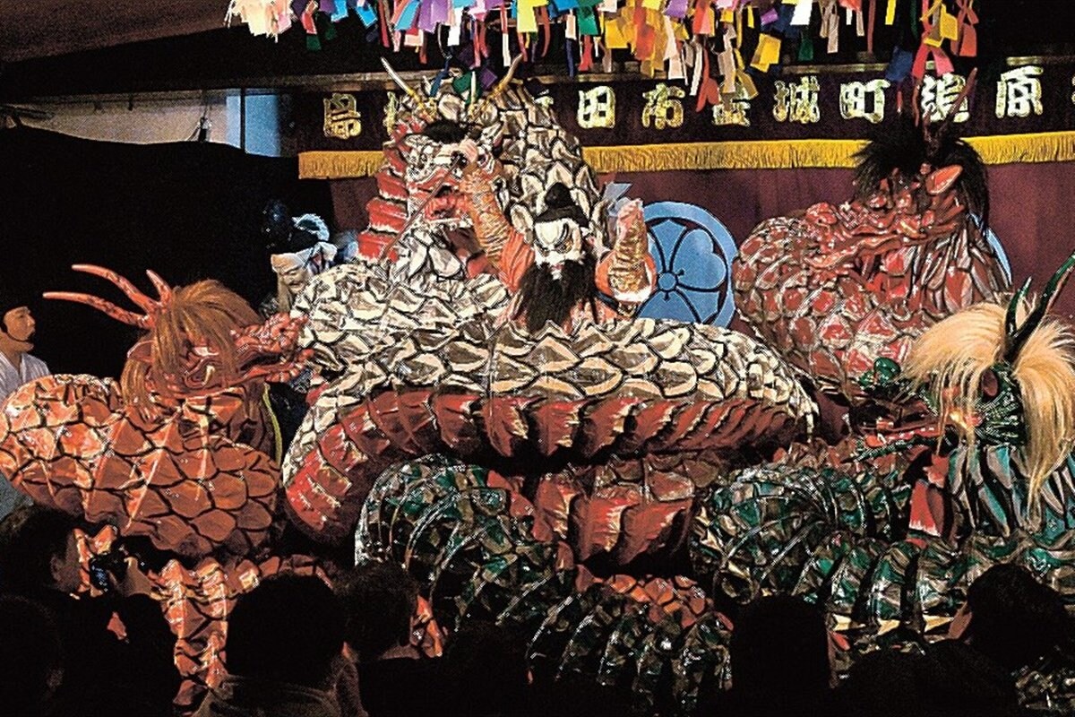 新年お祝い第2弾⭐️天然A貨翡翠　新年開運‼️影彫飛天龍神様&普賢菩薩様　鑑定書付き 新年祝う舞 浜田で石見神楽公演 | 山陰中央新報デジタル