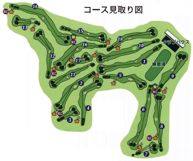 コース見取り図
