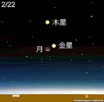 きらめく星 金星・木星と月に注目 | 山陰中央新報デジタル