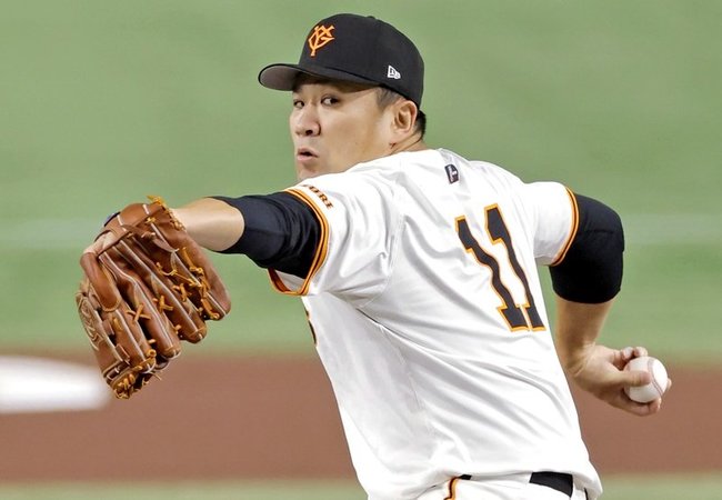 中日戦に先発した巨人・田中将＝東京ドーム