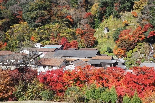 大賞に輝いた「鉄師櫻井家と内谷大鍛冶山内の景観」＝島根県奥出雲町上阿井（島根県提供）