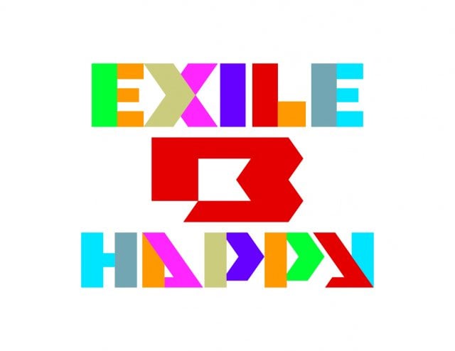 「EXILE B HAPPY」ロゴ