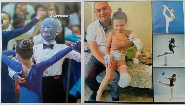 配布資料にあったウクライナの少年少女の写真