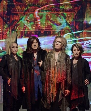 BUCK∞TICK（左から） ヤガミ・トール（ドラム）、星野英彦（ギター）、今井寿（ギター）、樋口豊（ベース）